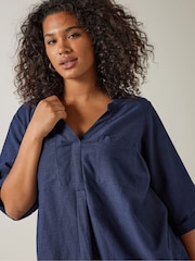 Evans Linen Utility Top - Image 4 of 5