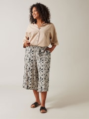 Evans Linen Culottes - Image 2 of 5