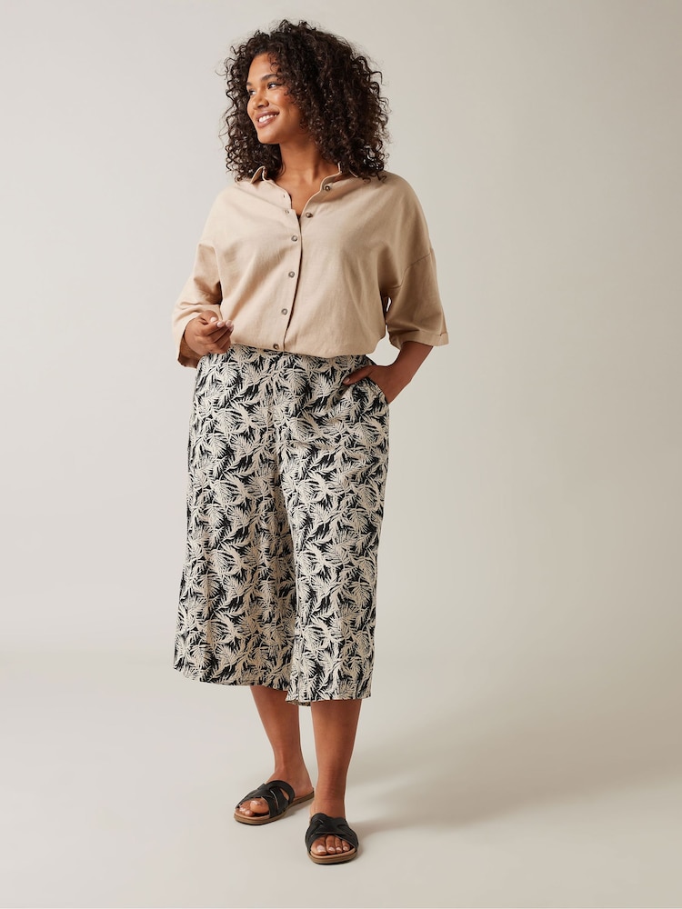Evans Linen Culottes - Image 2 of 5