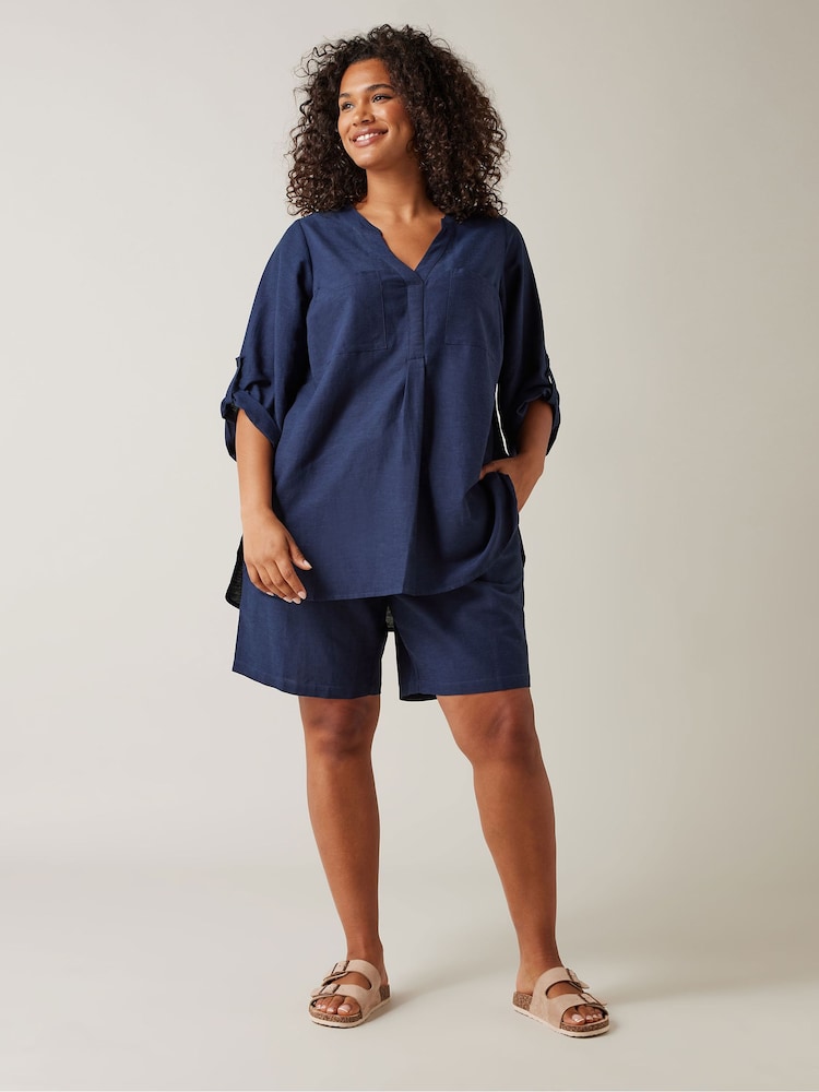 Evans Linen Shorts - Image 2 of 5