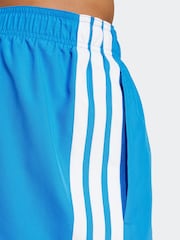 Azul - Pantalones cortos de baño de 3 rayas y 3 pulgadas de adidas - Imagen 5 de 6