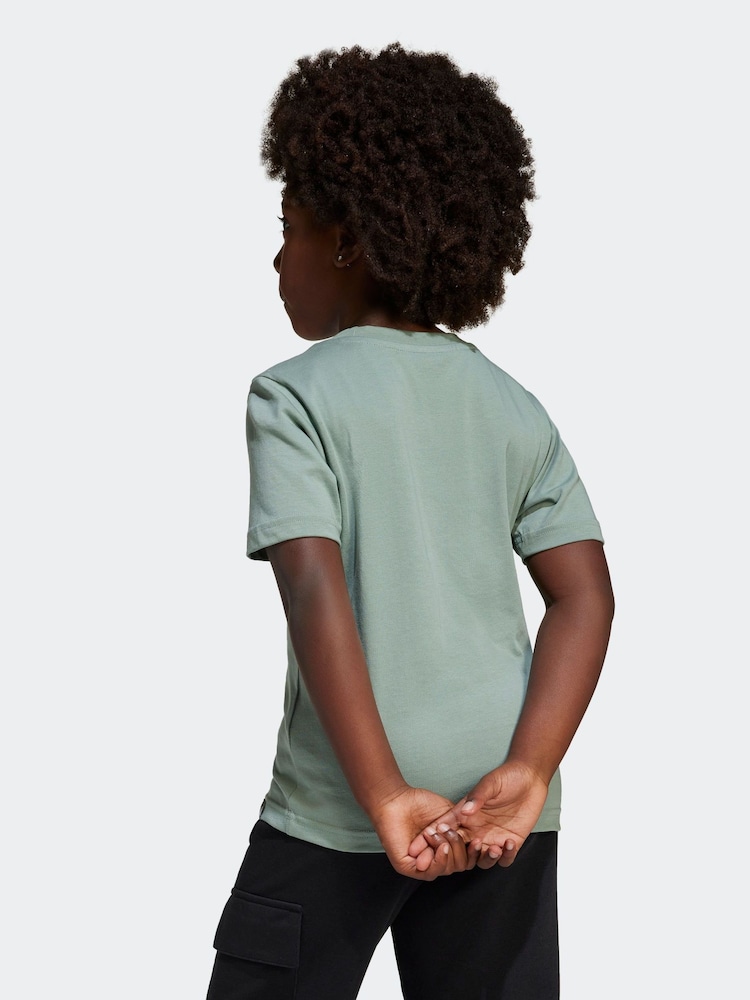 adidas Green 100% Cotton T-Shirt - Image 2 of 7