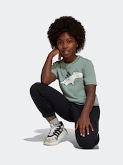adidas Green 100% Cotton T-Shirt - Image 3 of 7