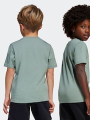 adidas Green 100% Cotton T-Shirt - Image 6 of 7