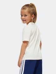 adidas White 100% Cotton T-Shirt - Image 2 of 6