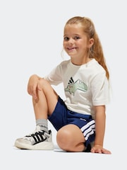 adidas White 100% Cotton T-Shirt - Image 3 of 6