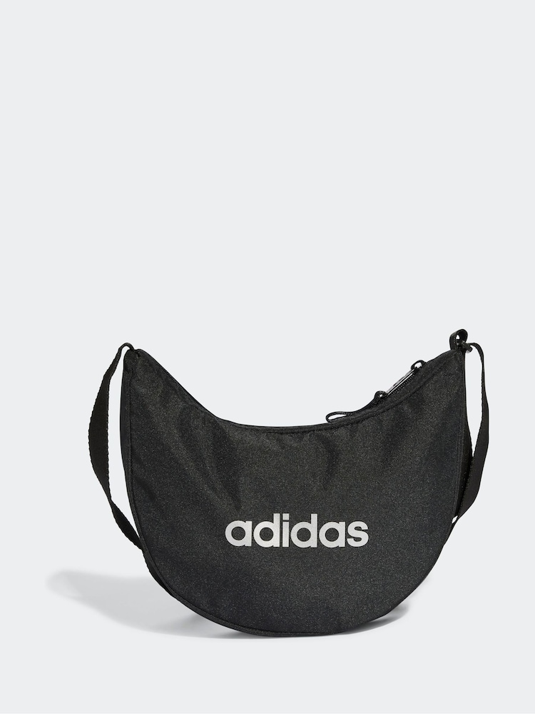 adidas Black Linear Essentials Festival Shoulder Bag - Image 1 of 5