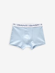 GANT Grey Teen Boys Trunks 3 Pack - Image 3 of 4