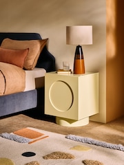 MADE.COM Yellow Henri Bedside Table - Image 1 of 5