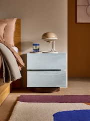 MADE.COM Blue Bern Bedside Table - Image 1 of 5