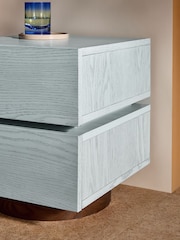MADE.COM Blue Bern Bedside Table - Image 2 of 5