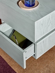 MADE.COM Blue Bern Bedside Table - Image 3 of 5