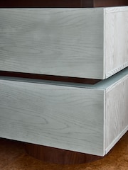 MADE.COM Blue Bern 3 Drawer Chest of Drawers - Image 2 of 6