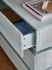 MADE.COM Blue Bern 3 Drawer Chest of Drawers - Image 3 of 6