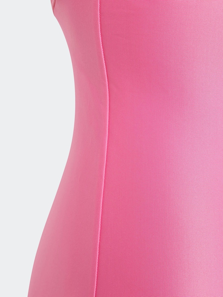 adidas Pink Colorblock X Back Swimsuit - Image 5 of 5
