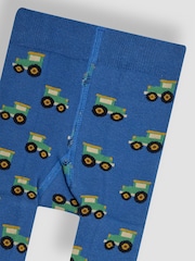 JoJo Maman Bébé Blue Extra Thick Leggings - Image 3 of 3