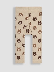JoJo Maman Bébé Natural Bear Extra Thick Leggings - Image 1 of 3