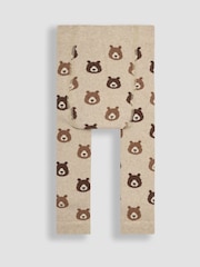 JoJo Maman Bébé Natural Bear Extra Thick Leggings - Image 2 of 3