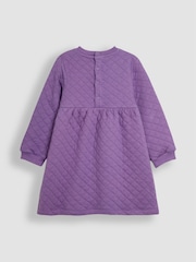 JoJo Maman Bébé Lilac Peppa Pig Quilted Dress - Image 5 of 6