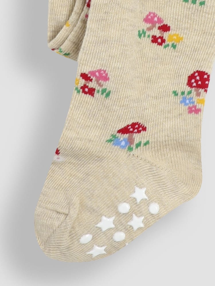 JoJo Maman Bébé Neutral Cotton Rich Fruit Tights - Image 3 of 3 JoJo Maman Bébé Neutral Cotton Rich Fruit Tights - Image 3 of 3