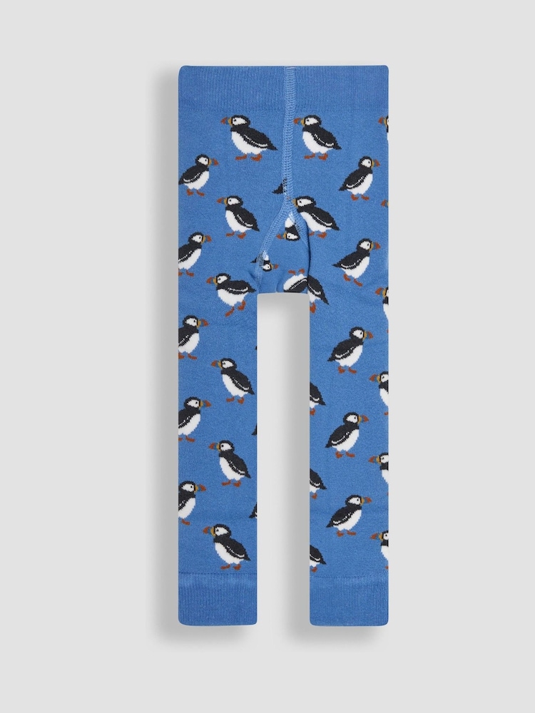 JoJo Maman Bébé Blue Extra Thick Leggings - Image 1 of 3