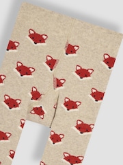 JoJo Maman Bébé Natural Fox Extra Thick Leggings - Image 3 of 3