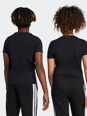 adidas Black Tech Logo Graphic 100% Cotton T-Shirt - Image 2 of 8