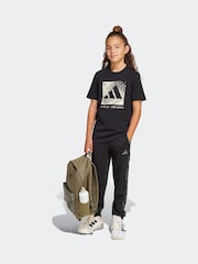 adidas Black Camo Logo 100% Cotton T-Shirt - Image 1 of 5
