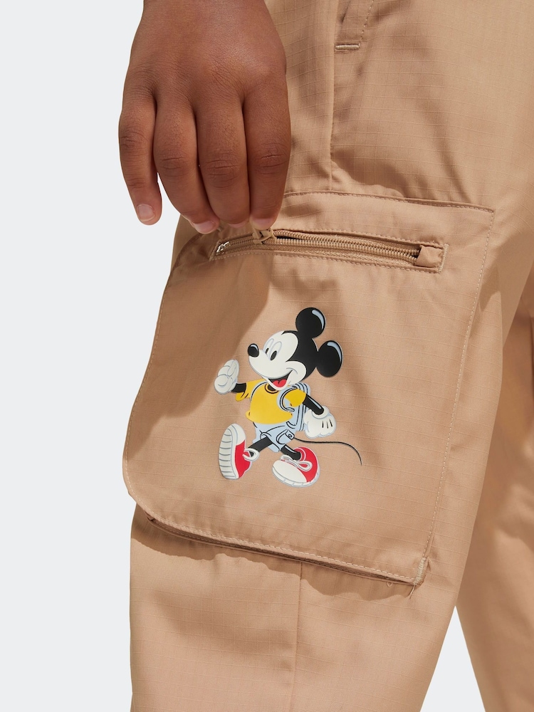 adidas Brown Disney Cargo Joggers - Image 4 of 6