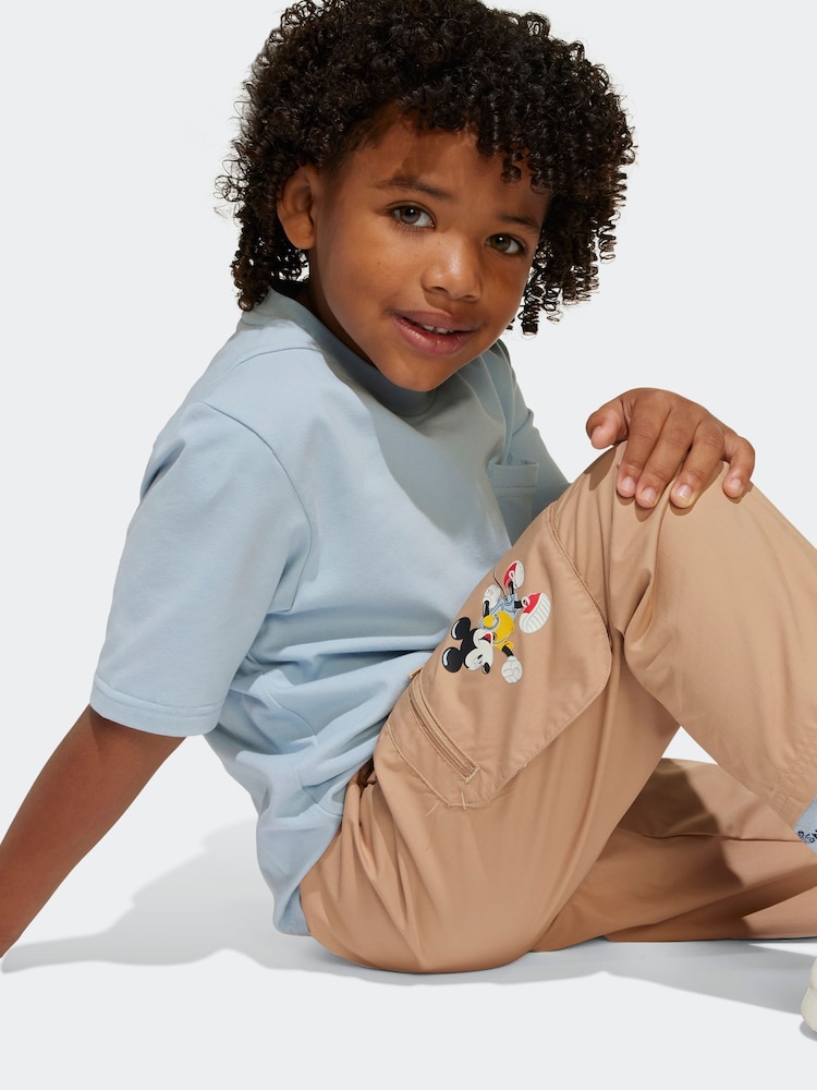 adidas Brown Disney Cargo Joggers - Image 5 of 6