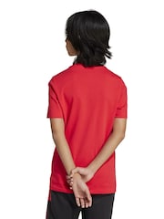 adidas Red Camo Logo 100% Cotton T-Shirt - Image 2 of 8