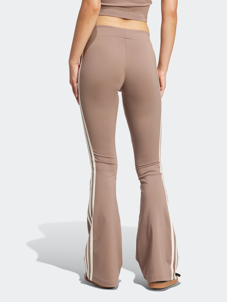 Brązowy - adidas Originals Flared Leggings - Image 7 of 11