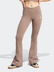 adidas Originals Brown Flared Leggings - Image 9 of 11