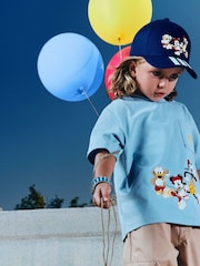 adidas Blue Disney Mickey Mouse and Friends T-Shirt - Image 2 of 8