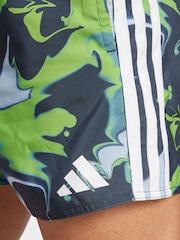 Синий - adidas пляжные шорты с принтом тай-дай - 5дюймов - Image 5 of 5