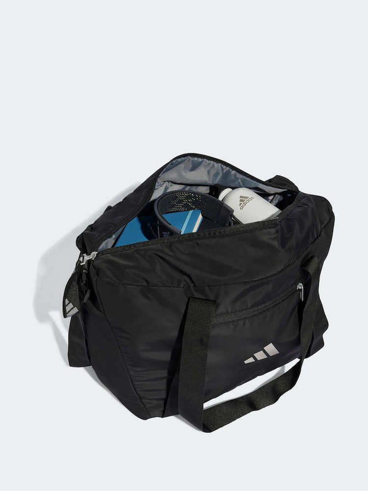adidas Black Sports Duffel Bag - Image 3 of 5
