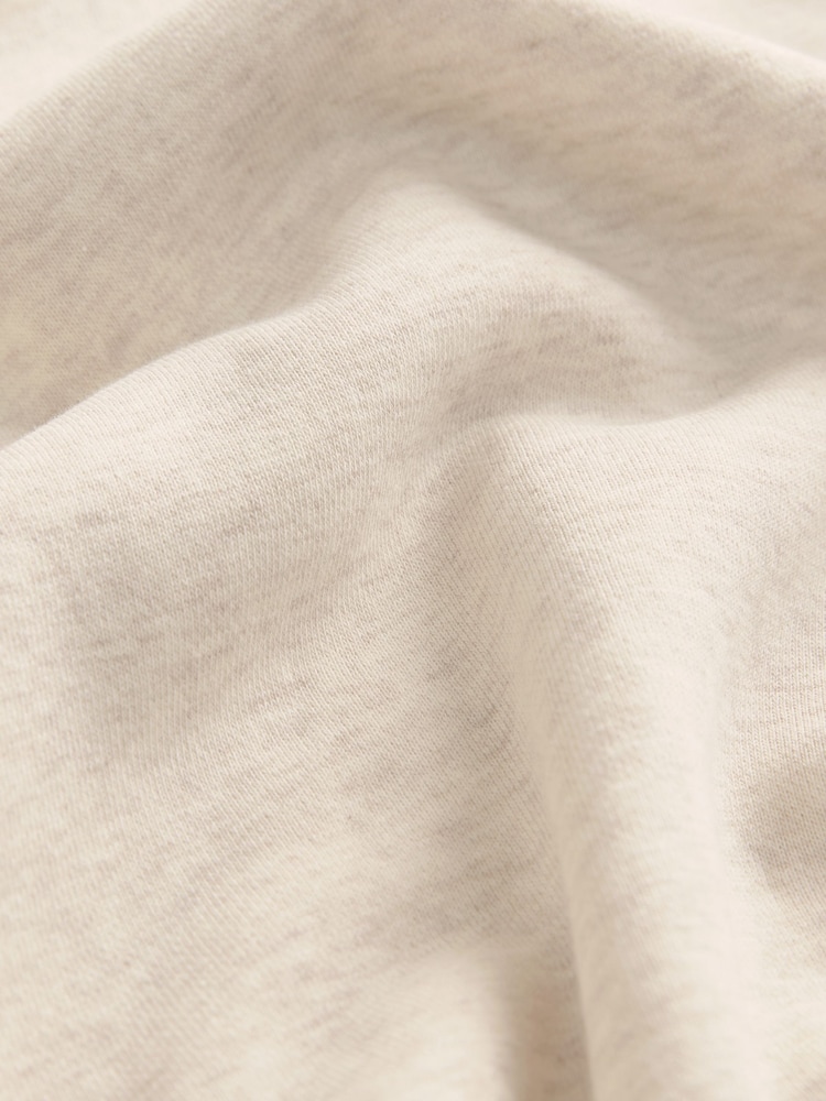 Ecru Marl Crew Sweatshirt Graphic Crew Sweatshirt - Image 7 of 7