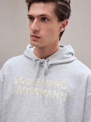 Grey Printed Graphic Sweatshirt - Image 1 of 8