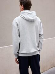 Grey Printed Graphic Sweatshirt - Image 4 of 8