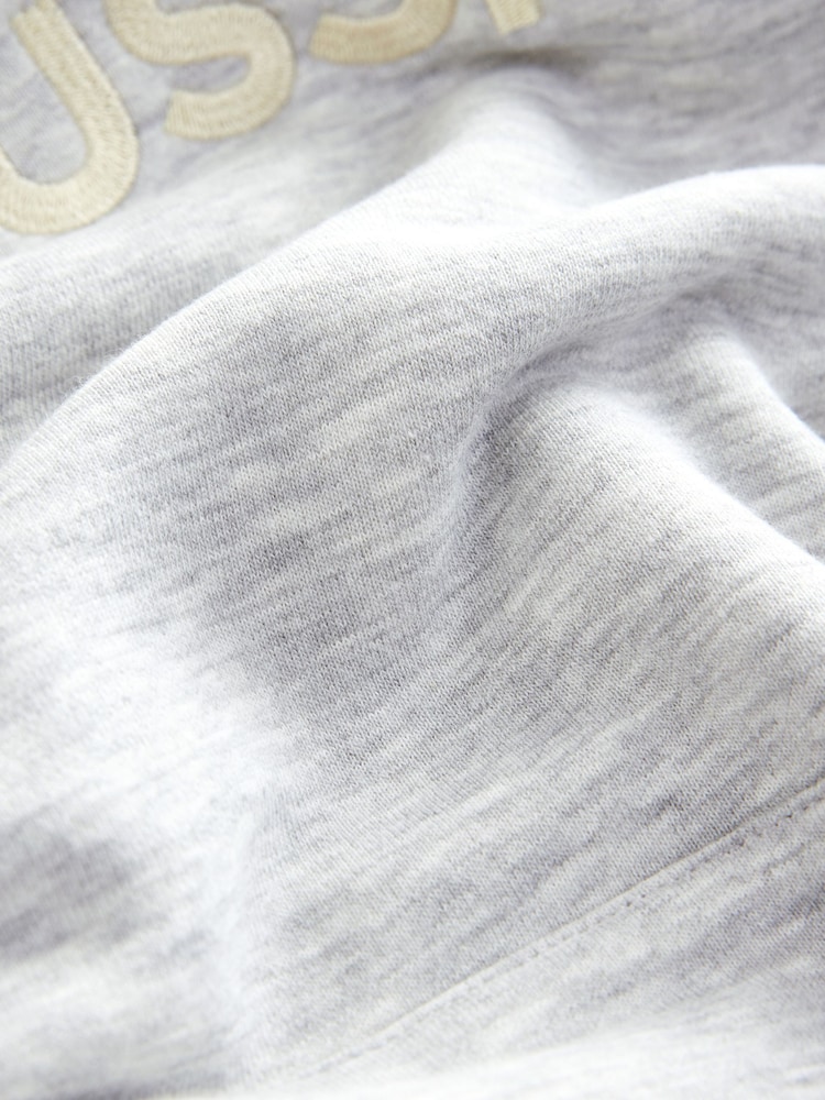 Grey Printed Graphic Sweatshirt - Image 8 of 8 Grey Printed Graphic Sweatshirt - Image 8 of 8