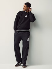 adidas Black Essentials Feelcozy Fleece Sweatshirt - Image 2 of 5