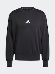 adidas Black Essentials Feelcozy Fleece Sweatshirt - Image 5 of 5