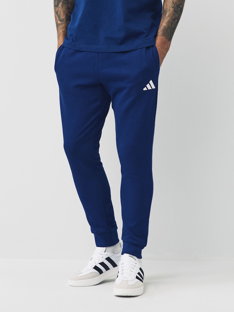 adidas Blue Essentials Feelcozy Fleece Joggers - Image 1 of 5