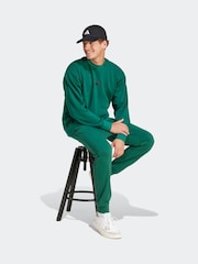 adidas Green Essentials Feelcozy Fleece Sweatshirt - Image 3 of 6
