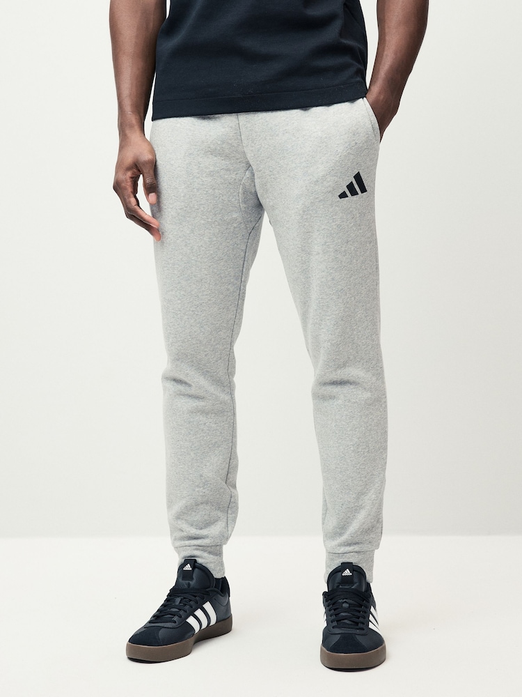 adidas Grey Essentials Feelcozy Fleece Joggers - Image 1 of 5