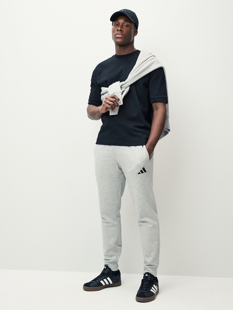 adidas Grey Essentials Feelcozy Fleece Joggers - Image 2 of 5