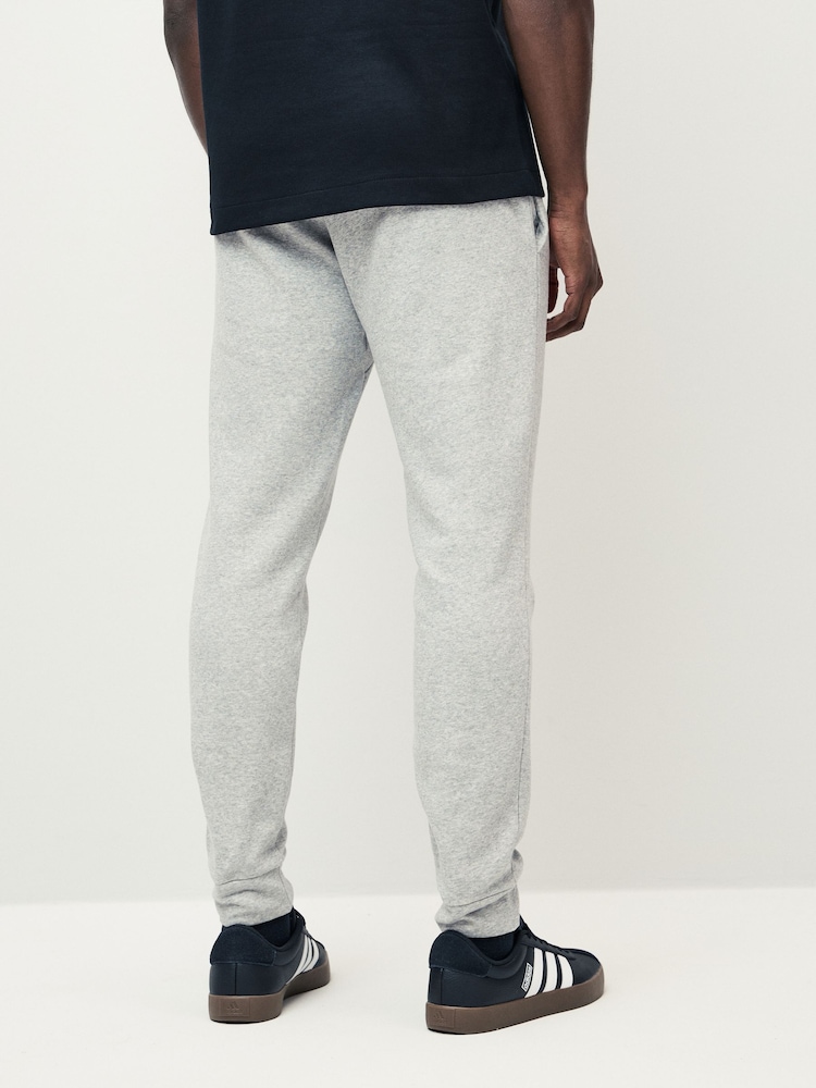 adidas Grey Essentials Feelcozy Fleece Joggers - Image 3 of 5