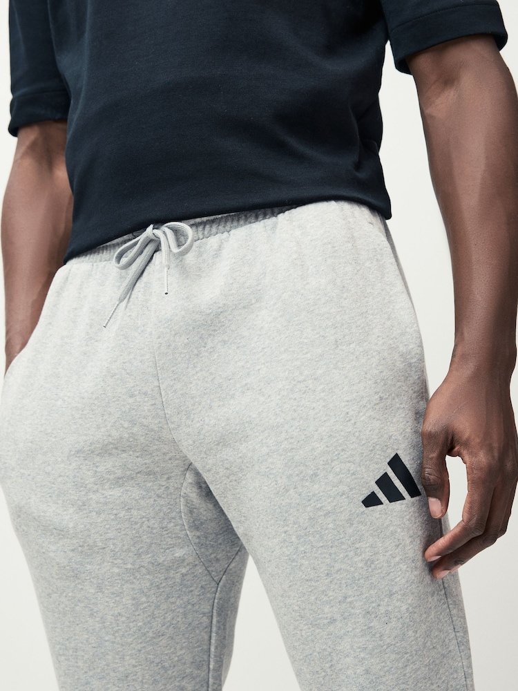 adidas Grey Essentials Feelcozy Fleece Joggers - Image 4 of 5