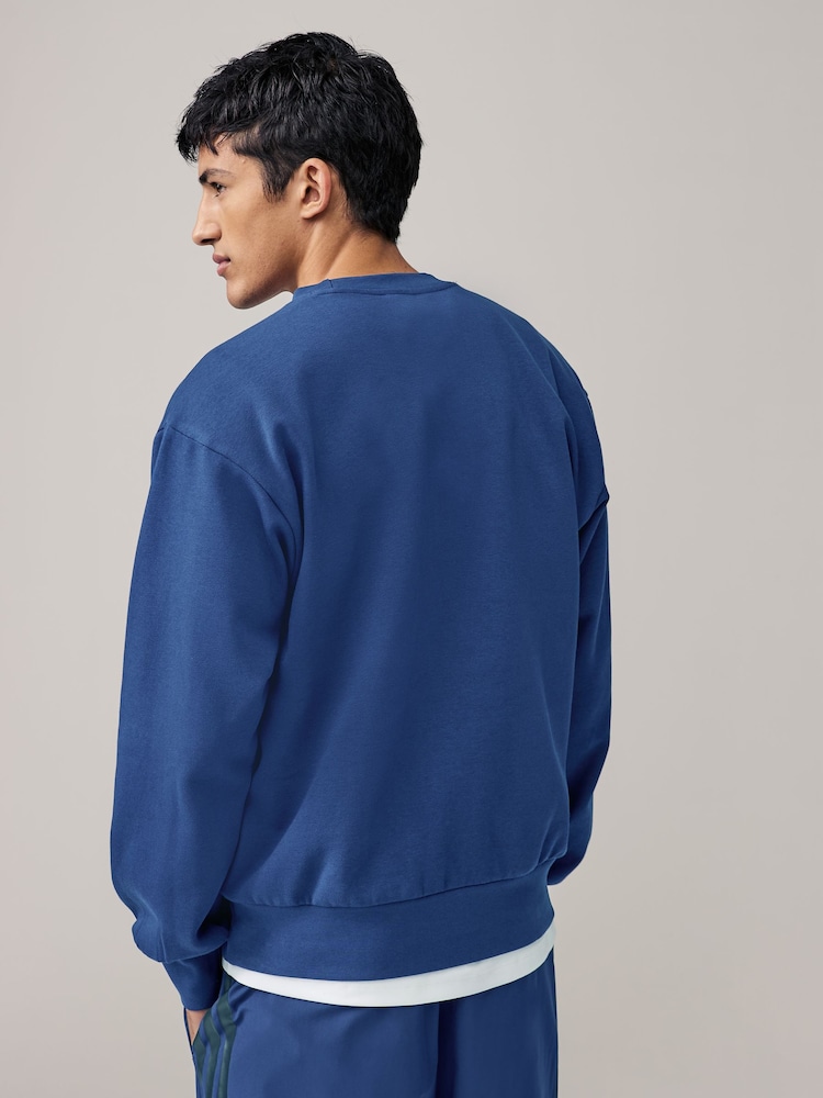 Синій - adidas Essentials Feelcozy Fleece світшот - Image 3 of 14