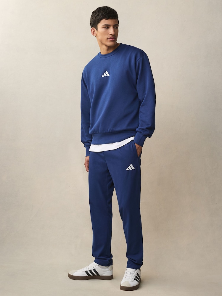 Синій - adidas Essentials Feelcozy Fleece світшот - Image 4 of 14